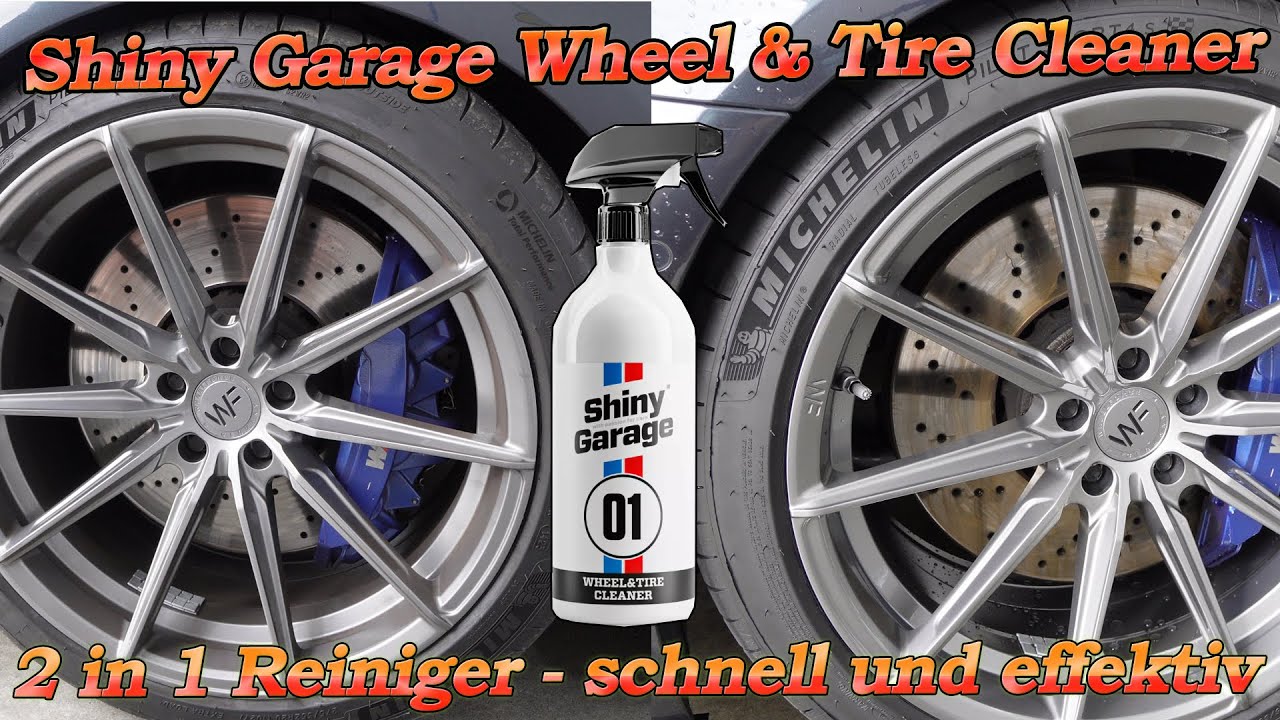 Reifen und Felge gleichzeitig reinigen? Shiny Garage Wheel & Tire Cleaner im Test mit Scrub Pad!