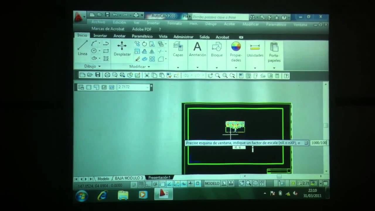 Tutorial para clase 2&ordm; DIEN imprimir escala AUTOCAD 2010