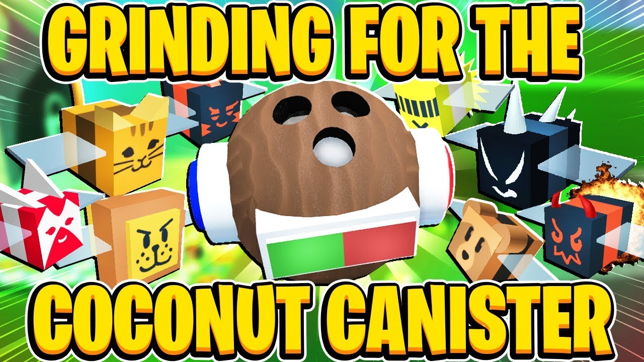 Grinding For The Coconut Canister In Roblox Bee Swarm Simulator
