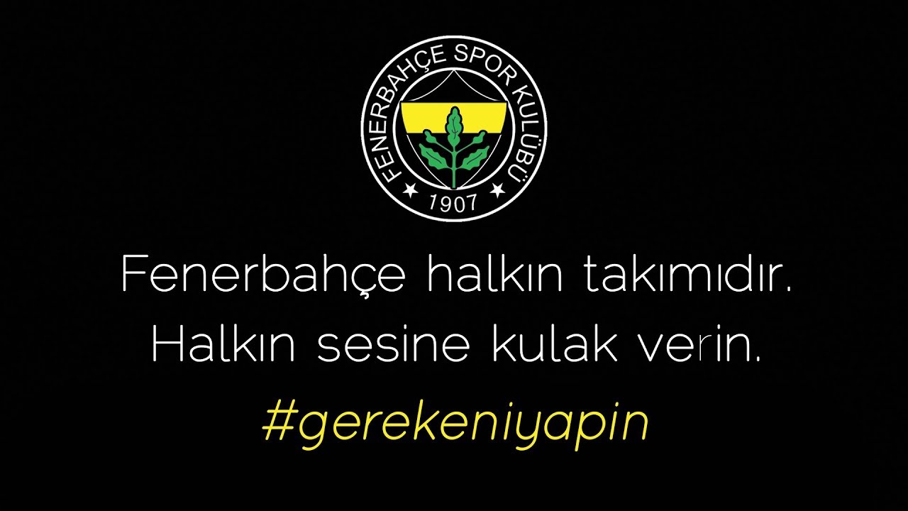 FENERBAHÇE Taraftarı olarak Kongre üyelerine sesleniyoruz! #GerekeniYapın
