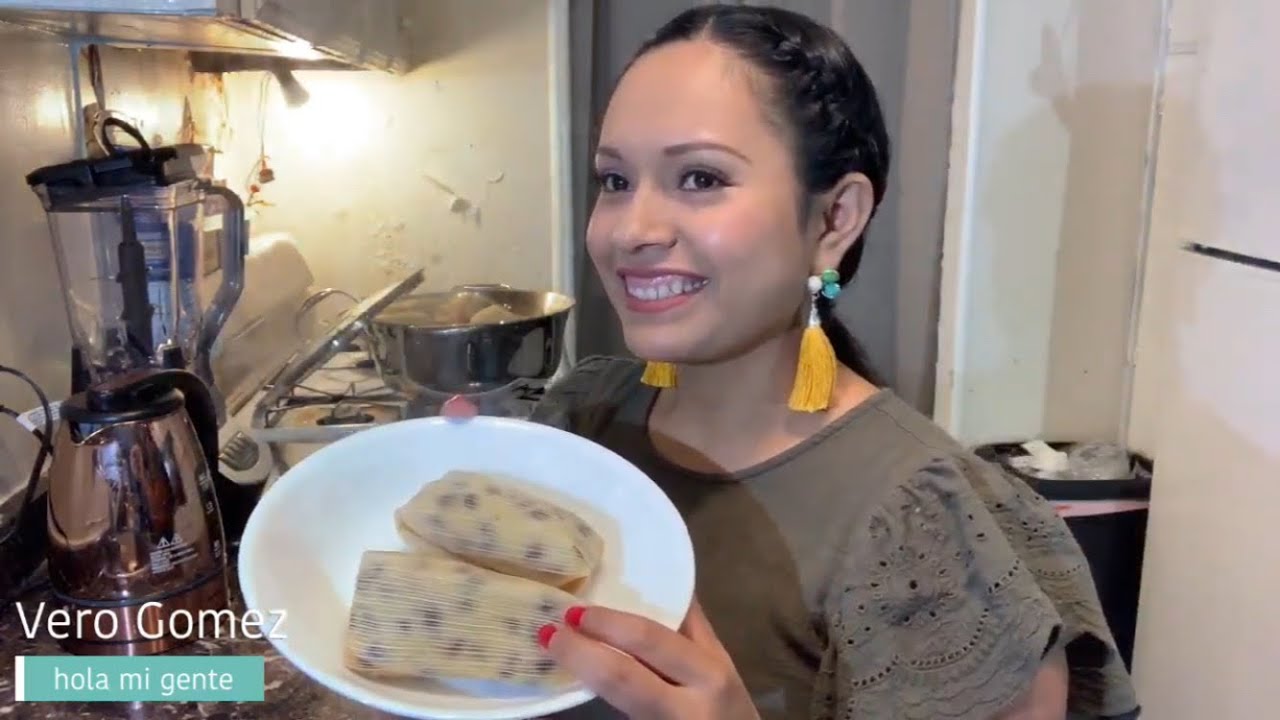 Vero Gómez. tamales de frijoles