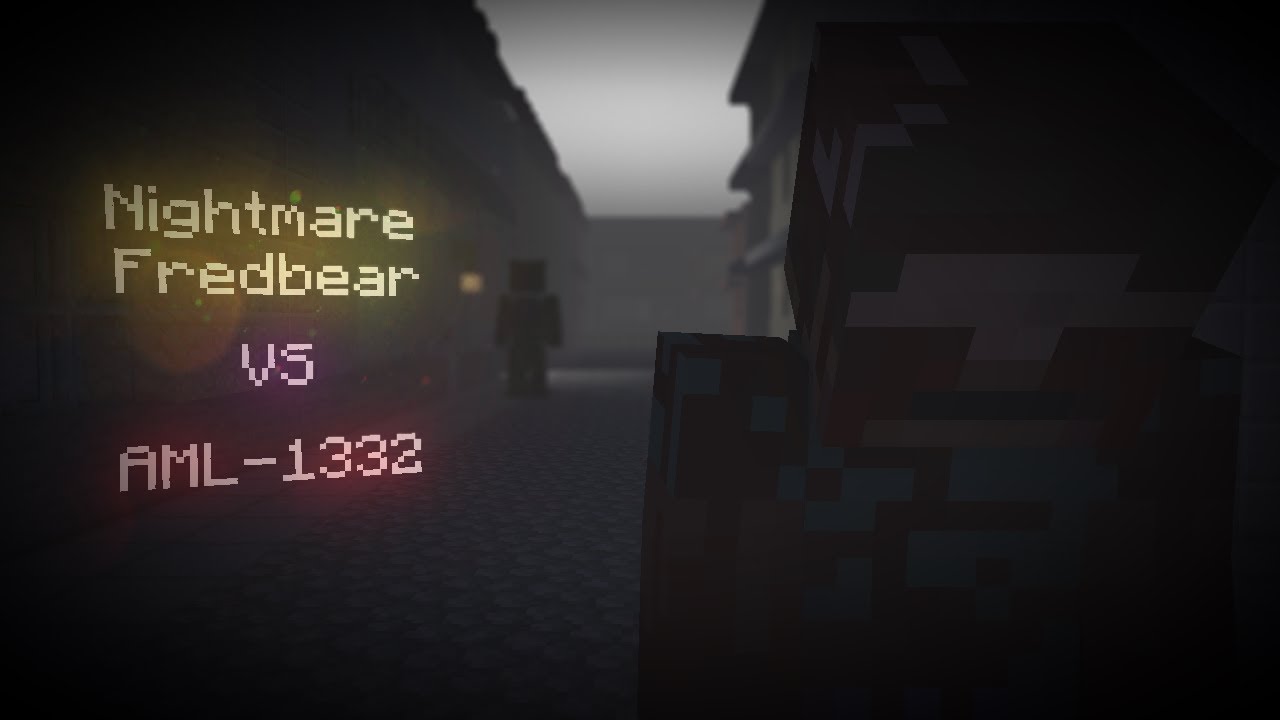 Nightmare Fredbear VS AML-1332 | Minecraft Animation FNAF VS Anomalies by Anomaly 6674