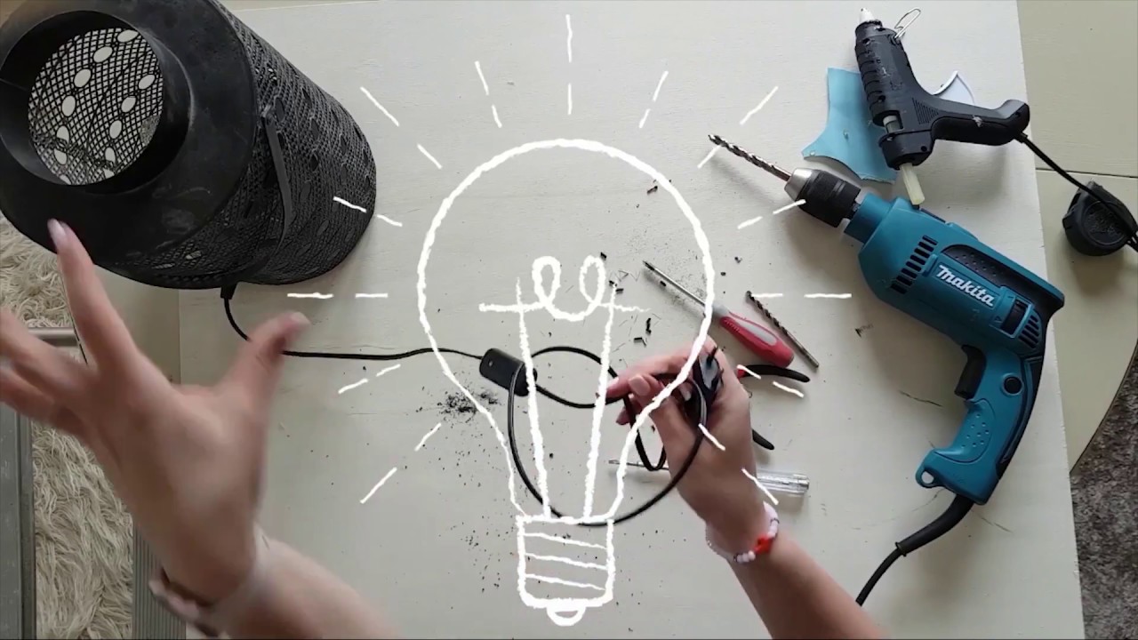 Diy industrial light