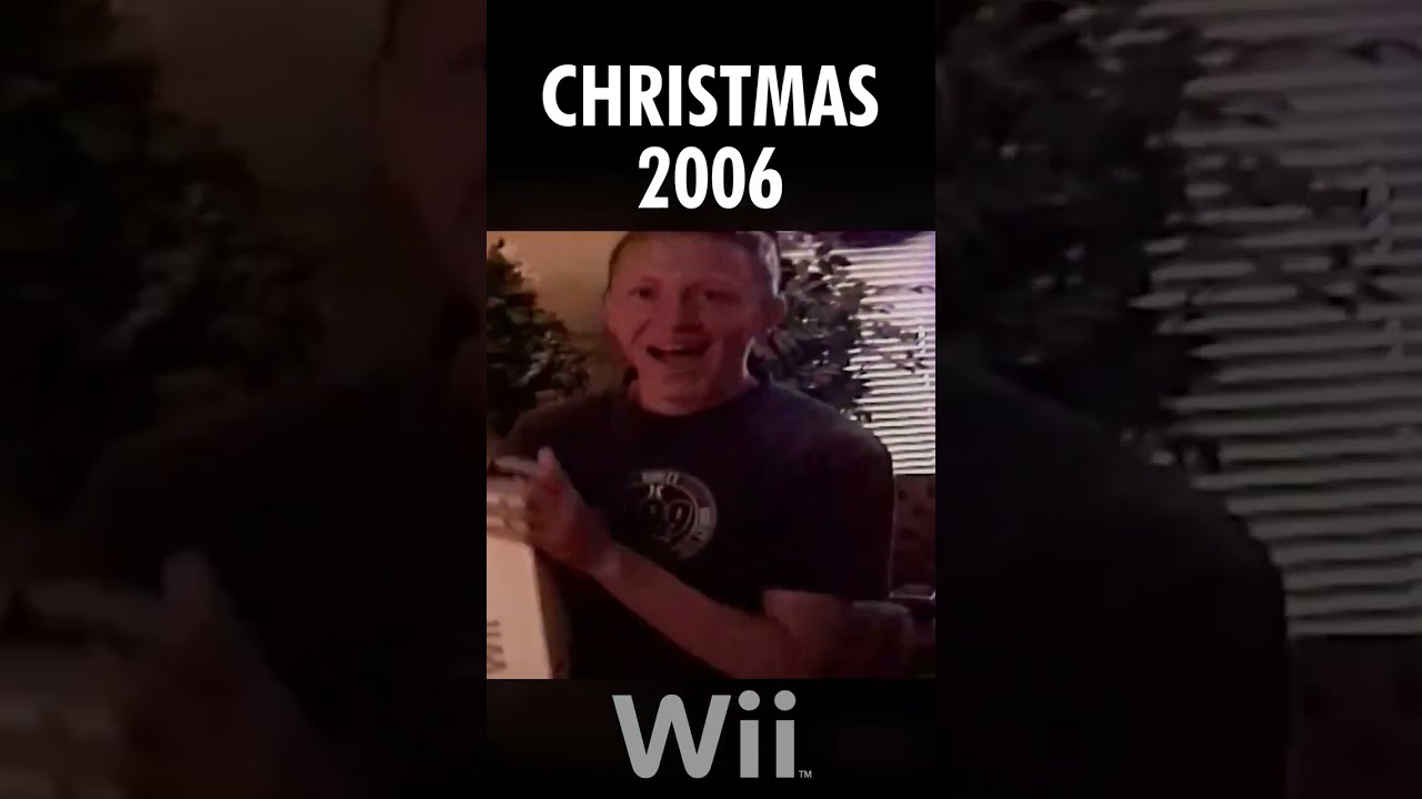 Getting a Wii for Christmas 2006 #gaming #nintendo #shorts #christmas #nintendowii #wii #nostalgia