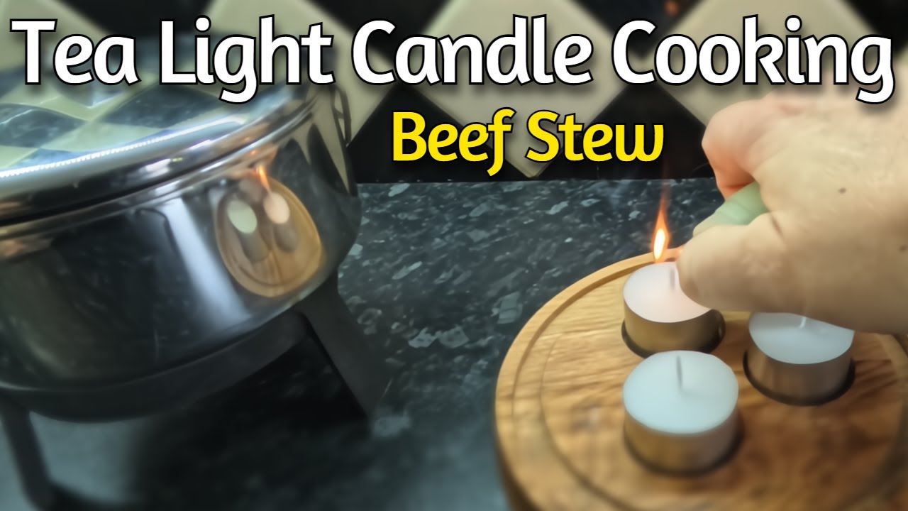 Cooking With Tea Light Candles 🐮 Beef Stew