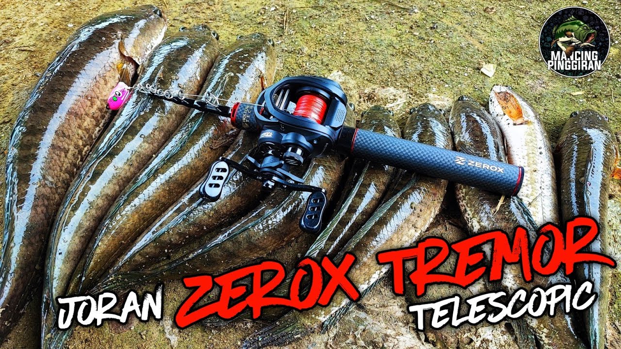 JORAN TELESCOPIC ZEROX TREMOR C180ML MEWAH BANGET !! ENAK DI PAKE BUAT CASTING IKAN GABUS BABON