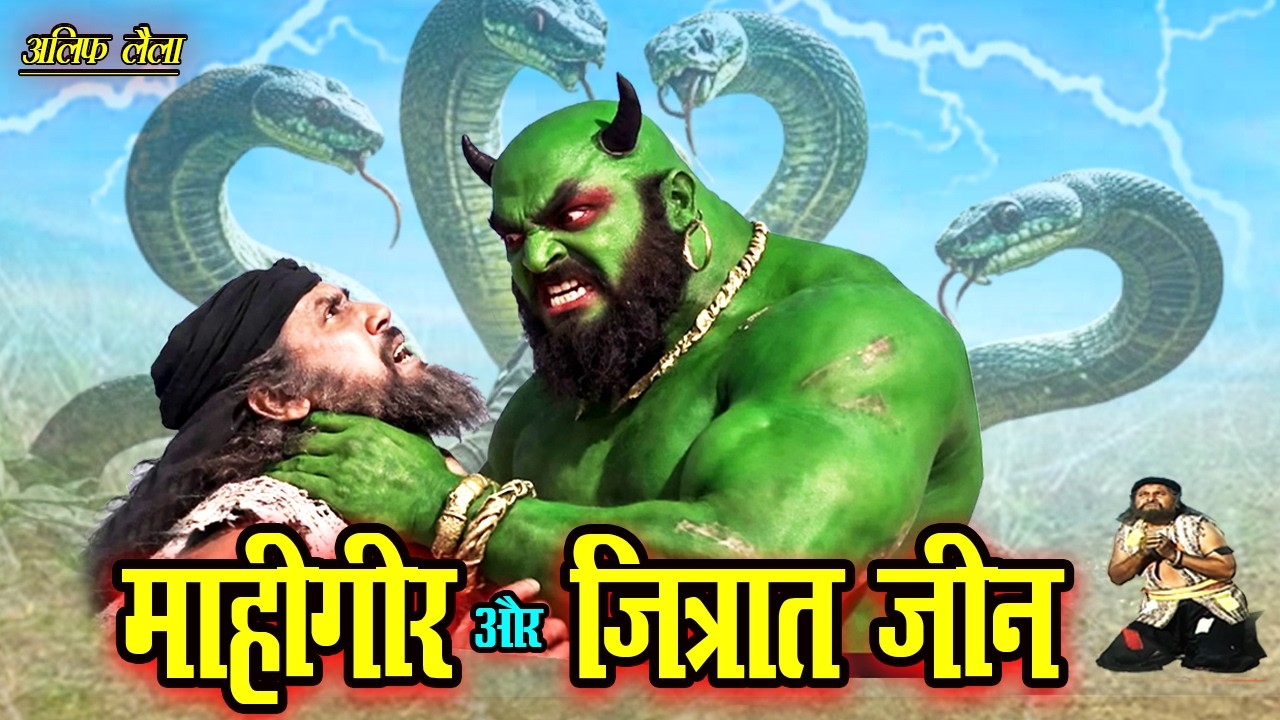 ऐ शैतान जिन्न मैंने तुझे ज़िंदगी दी और तू मुझे मौत दे रहा है - महीगीर और जिन्नात जिन्न - Alif Laila