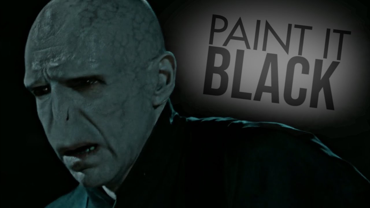 tom riddle | paint it black. (Harry Potter)