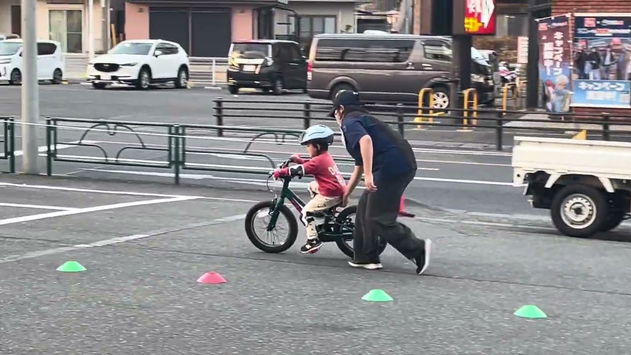 自転車の練習