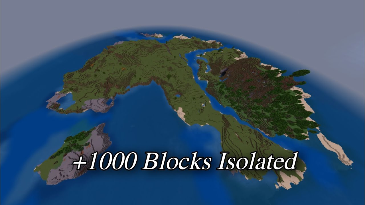 Minecraft SEED | Isolated MEGA Plains Island