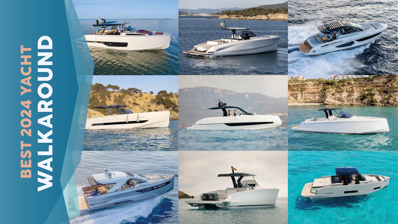 TOP 2024 WALKAROUND YACHTS -  40-50FT - full boat tour