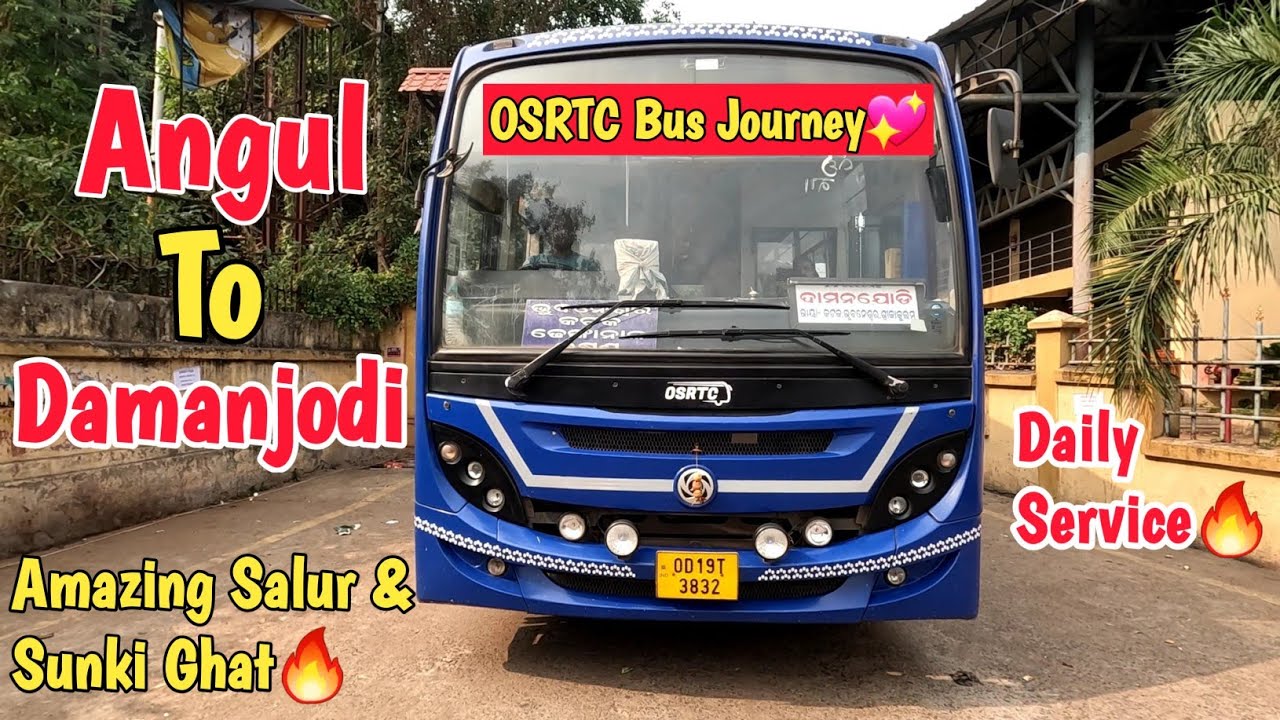 Angul To Damanjodi Bus Journey | OSRTC  Bus Journey 💖| Angul To Damanjodi By Bus | Traveling 2 day |