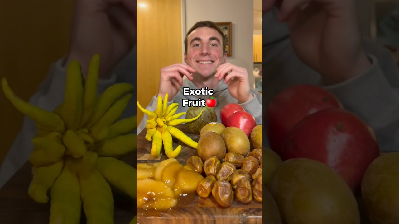 Давайте есть экзотические фрукты 🍓 #фрукты #фрукты #мукбанг
