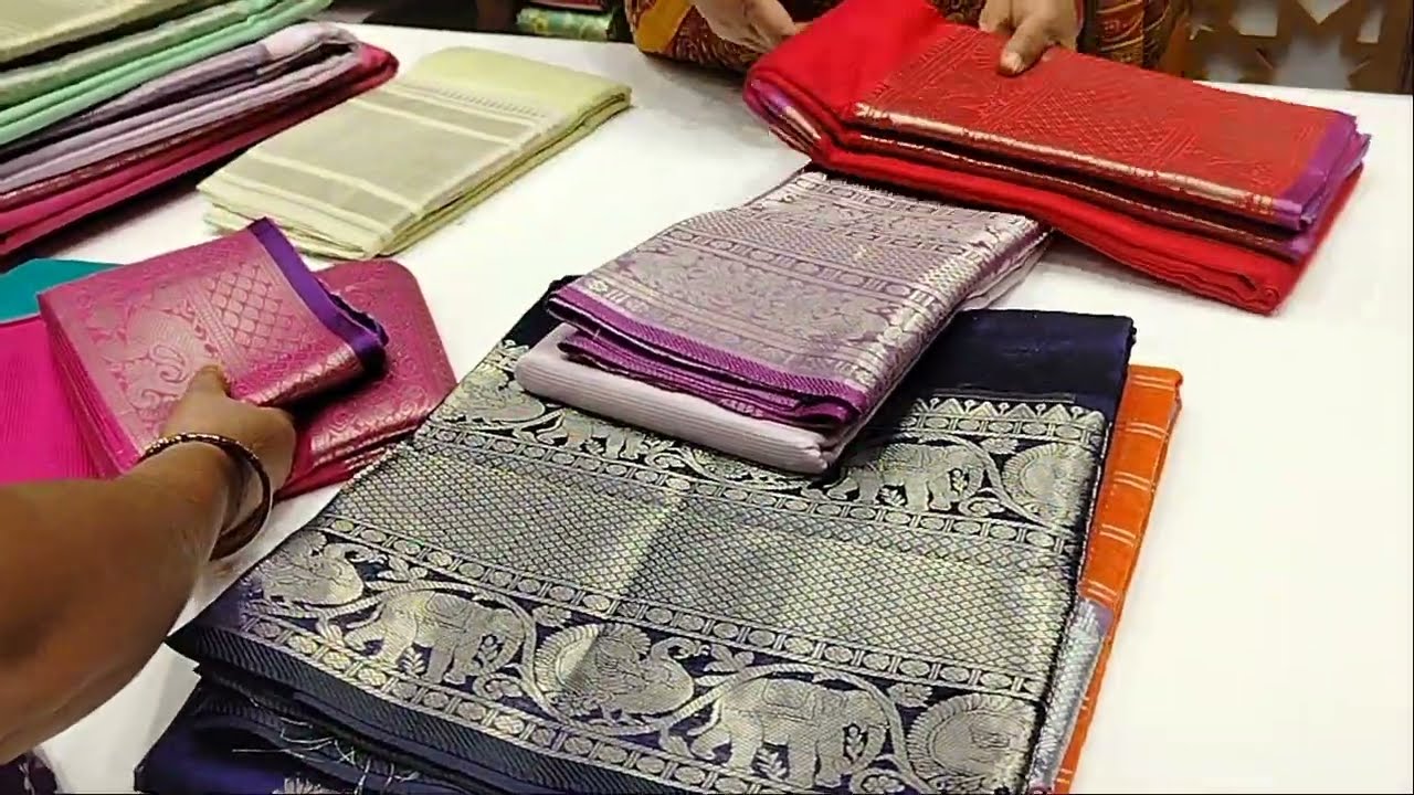 @#RKCollections lo అదిరిపోయే Letest Mangalagiri Sarees #rkcollections #madhavicollections
