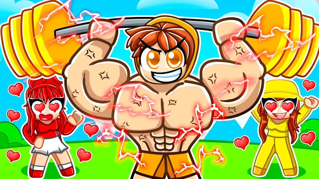 Lifting 9,542,682 Weights to RIZZ My CRUSH in Roblox!