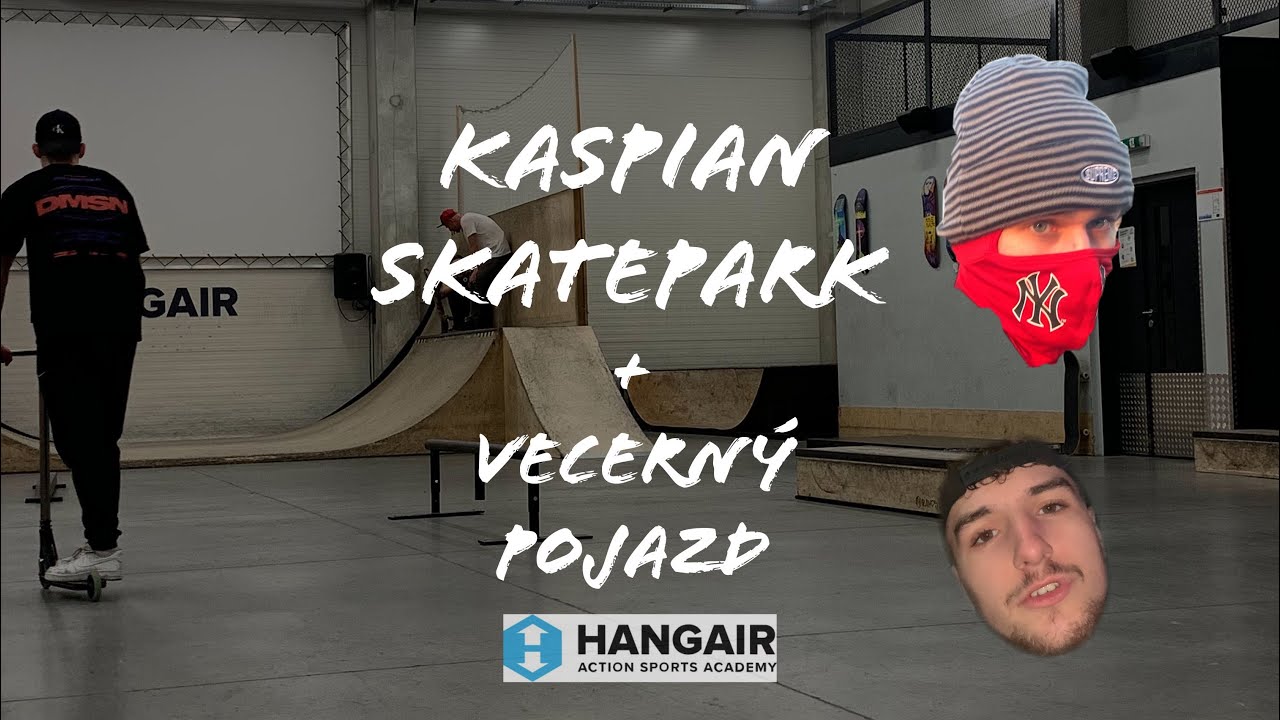 Kaspian SkatePark + Večerný pojazd w/ Richard Zelinka , David