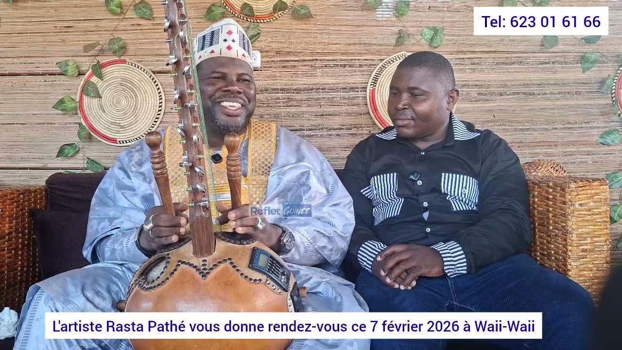 L'artiste Rasta Pathé fait une démonstration 