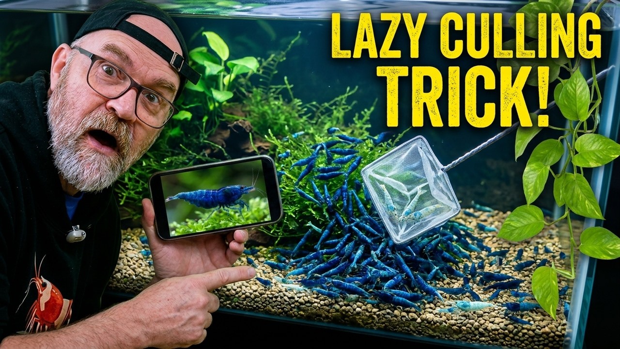 How To Cull Blue Dream Shrimp For Better Color