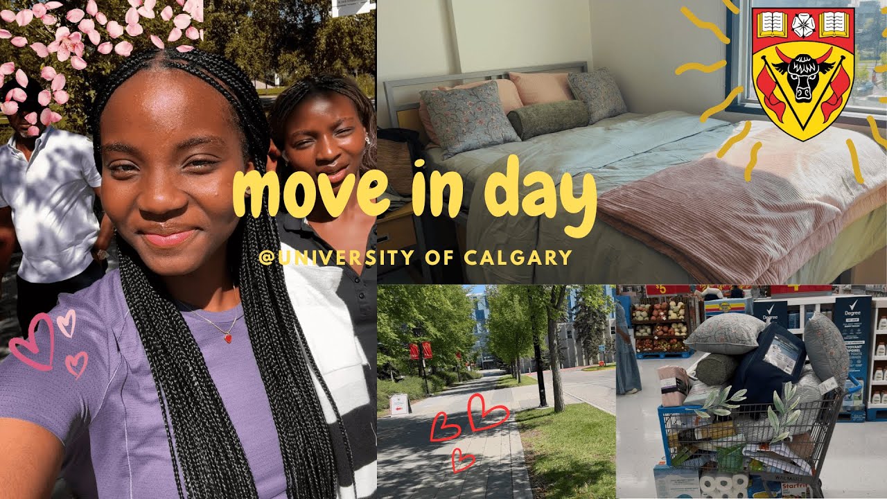 college move in day vlog! *freshman year* | university of calgary