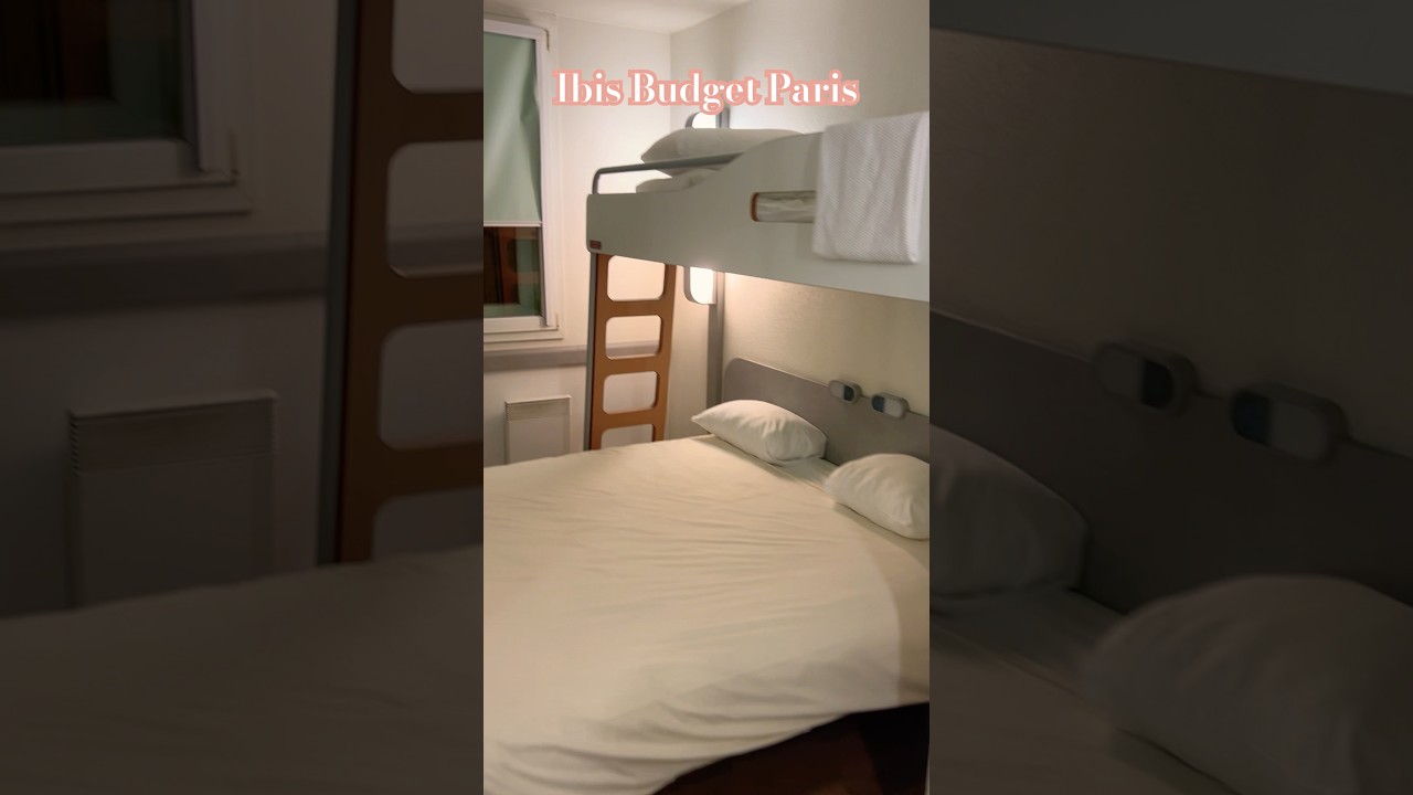 Ibis Budget Hotel Paris 🙄 #oneday #ibis #budget #paris #hotelroom