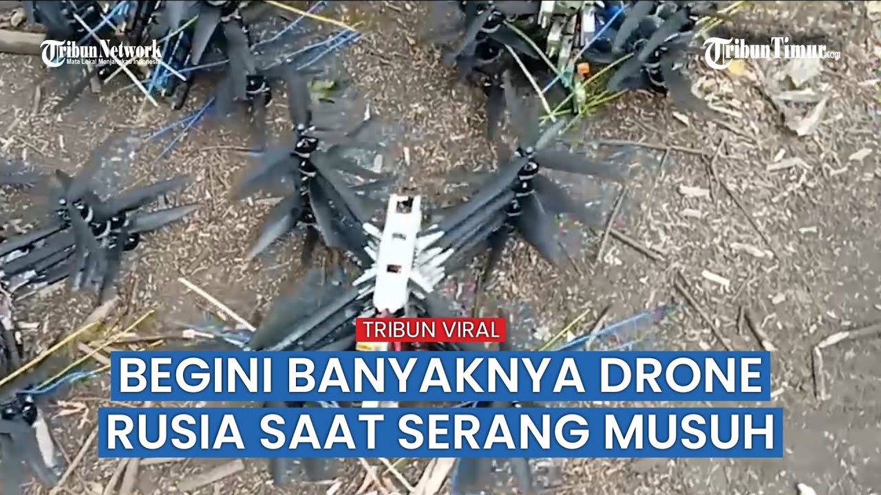 Drone Rakitan yang Ditempeli Granat Rusia Buat Keok Tentara Ukraina di Kursk