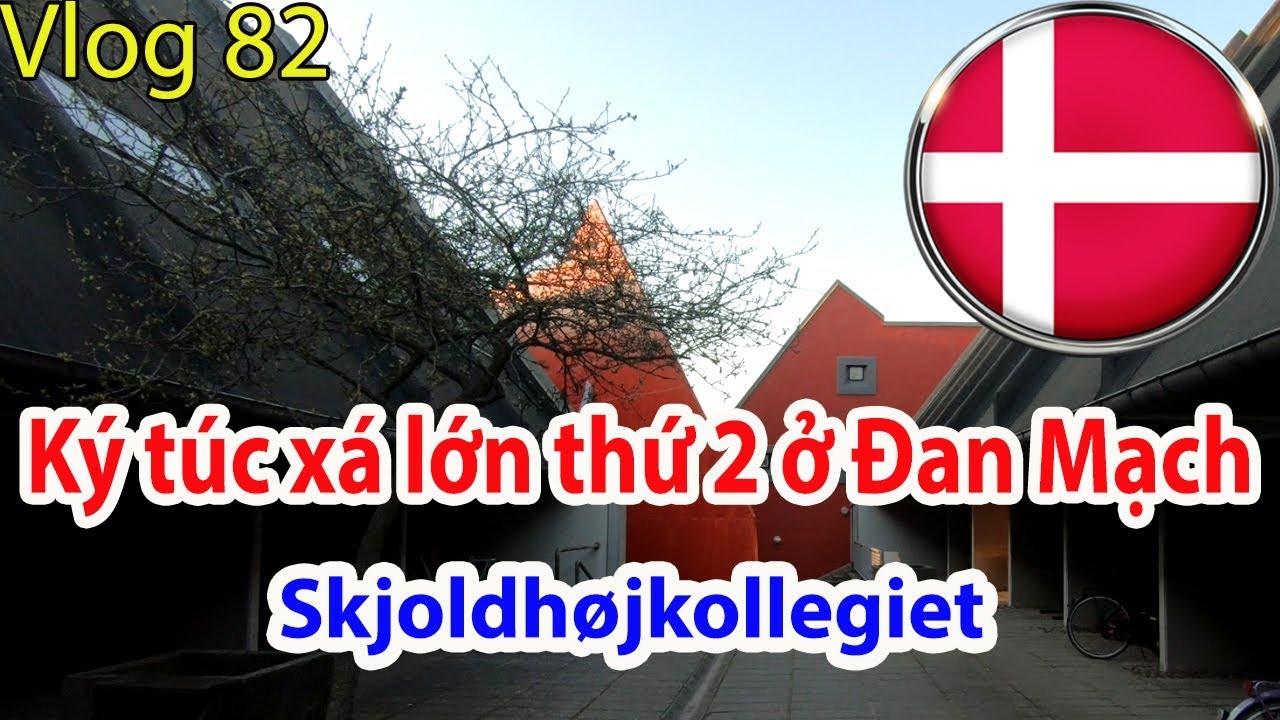 Cuộc sống ở Đan Mạch || Vlog 82 Ký túc xá lớn thứ 2 ở Đan Mạch, Skjoldhøjkollegiet