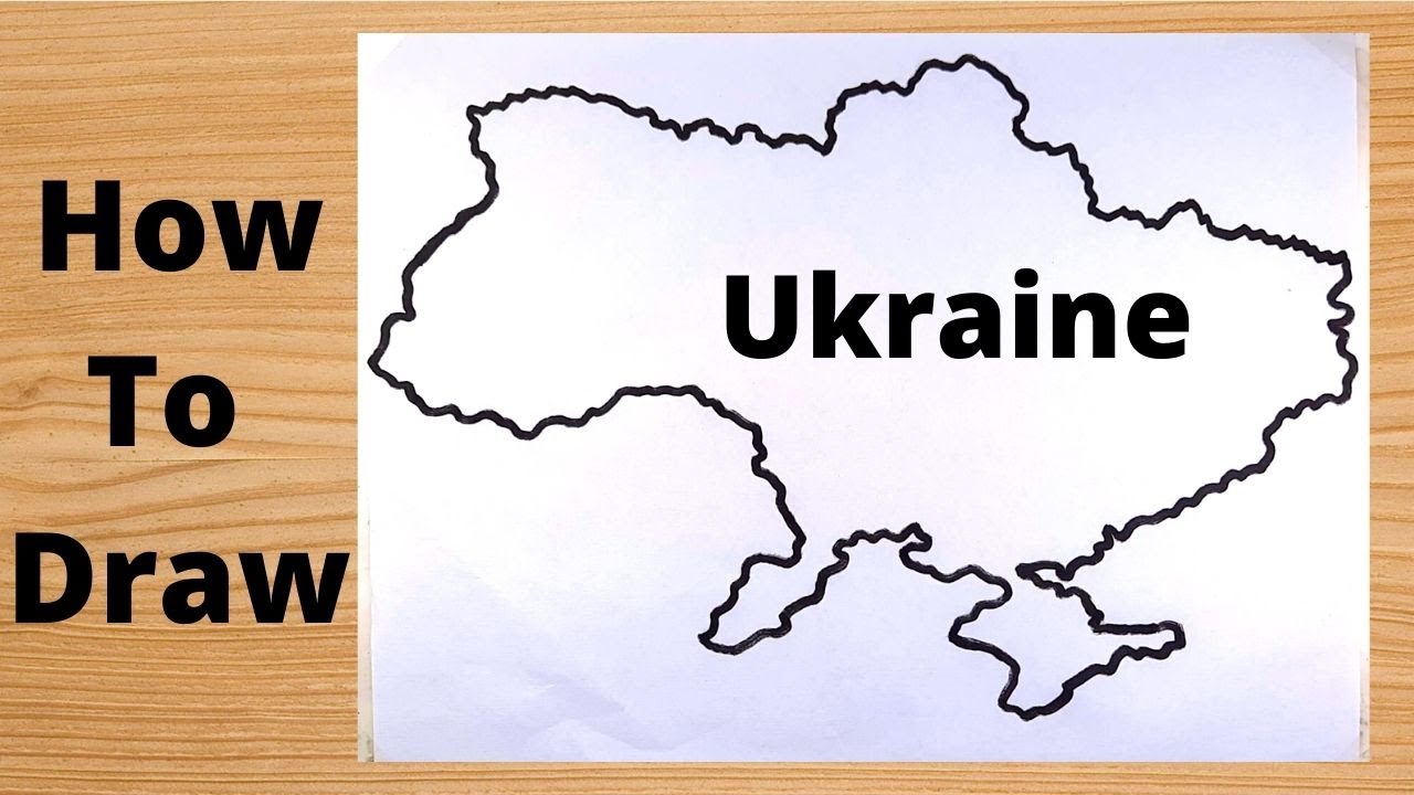 Drawing Ukraine Map - Easy Trick