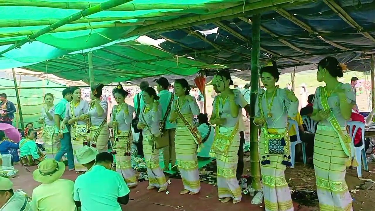 รำวงไตยลื้อเมืองยอง รำวงที่เมืองหลวยงานบุญบั้งไฟ 