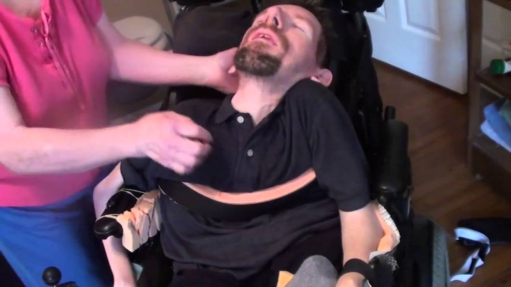 Into the wheelchair