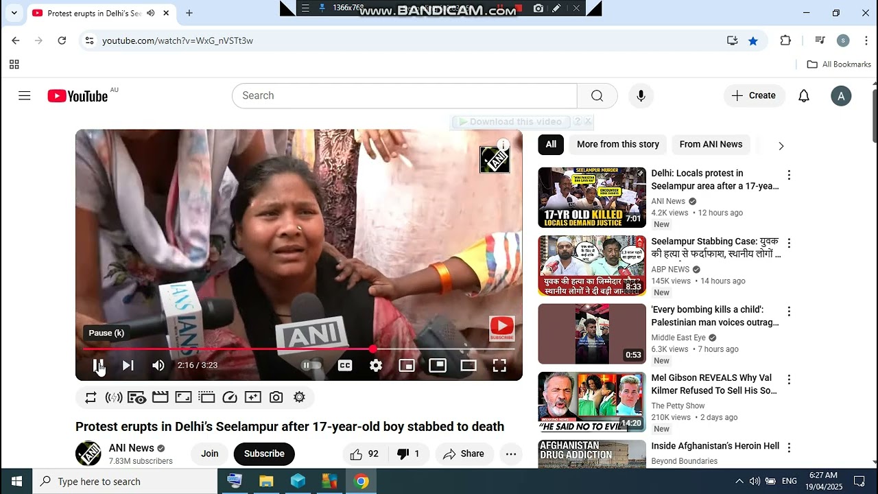 Seelampur Delhi India Knife Attack Psyop April 2025