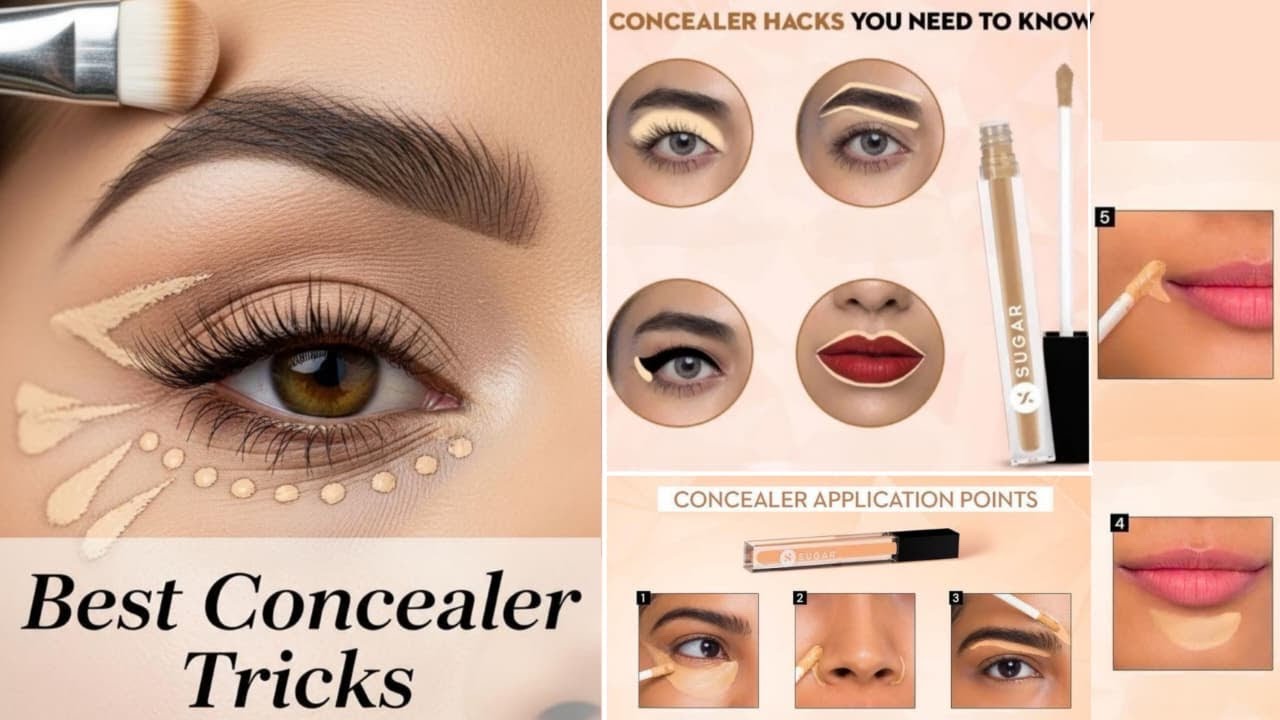 मेकअप का किंग/मेकअप वैनिटी मैजिकल प्रोडक्ट/Concealer ke 12 Se Bhi Jyada Use HACK,TIPS,TRICKS
