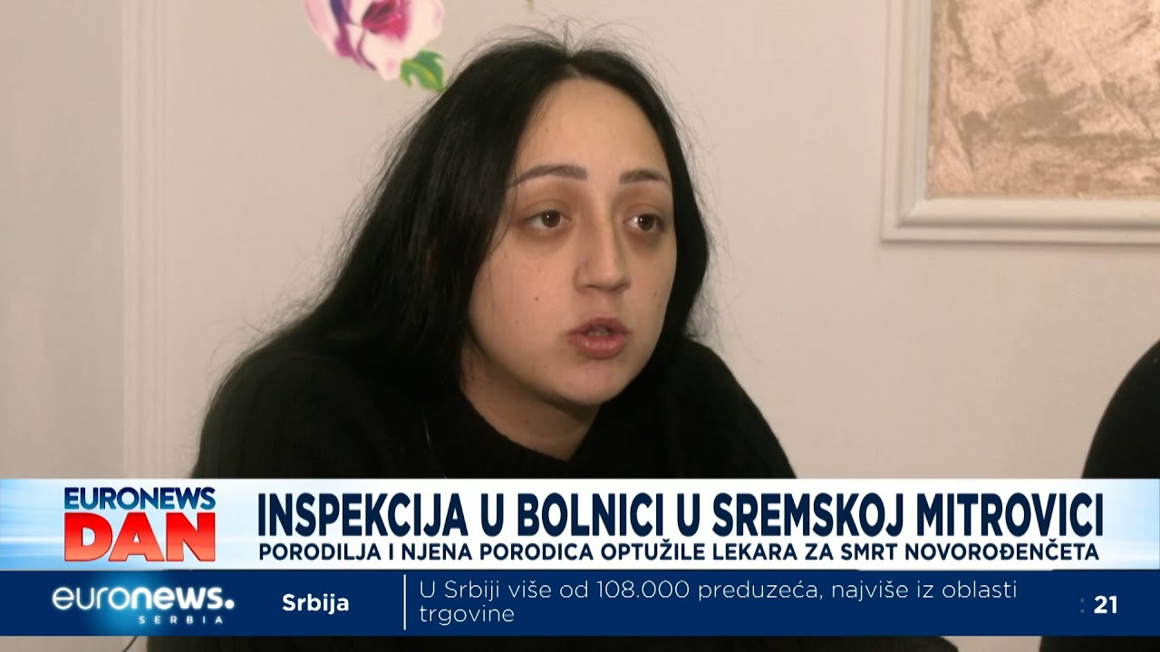 Porodilja iz Sremske Mitrovice za Euronews Srbija