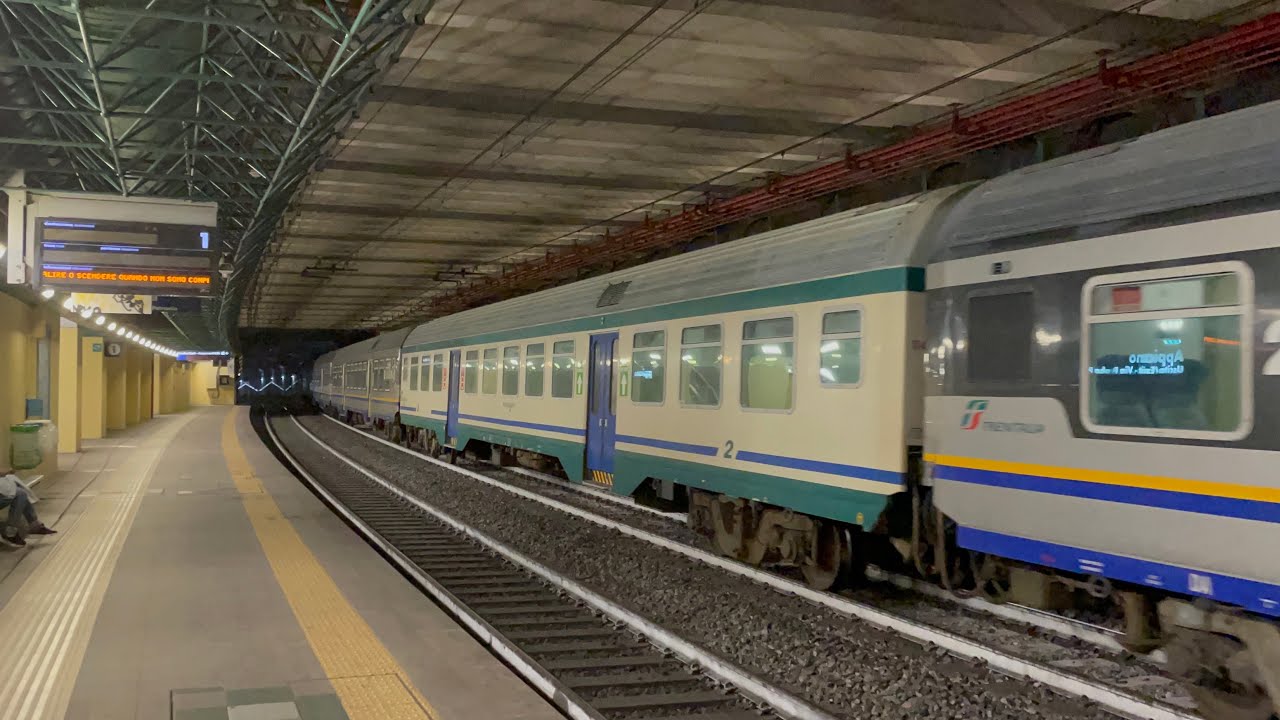 DTS di E464 con carrozze MDVC in transito ad Appiano sulla FL3!! INVIO Roma Smist - Viterbo P.F.