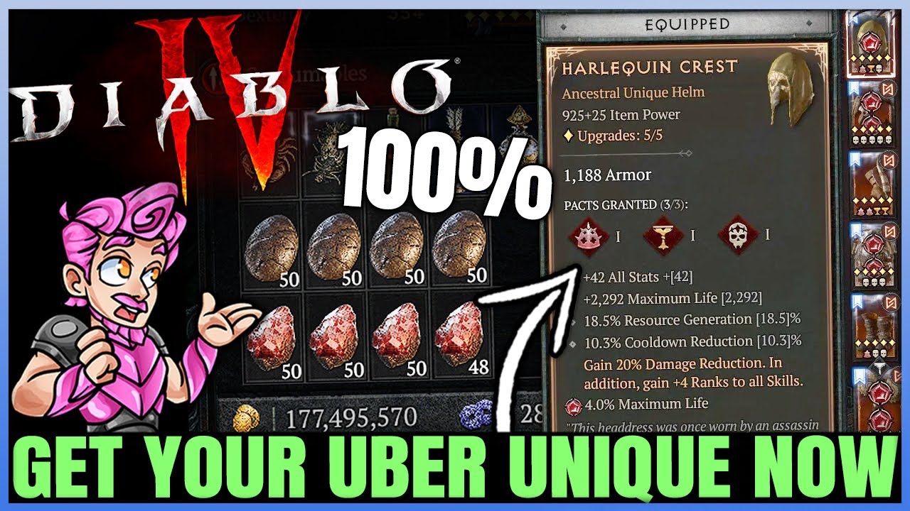 Diablo 4 - Get Your Uber Unique Fast NOW - All ULTIMATE Farm Tricks For 100s of Duriels & More!