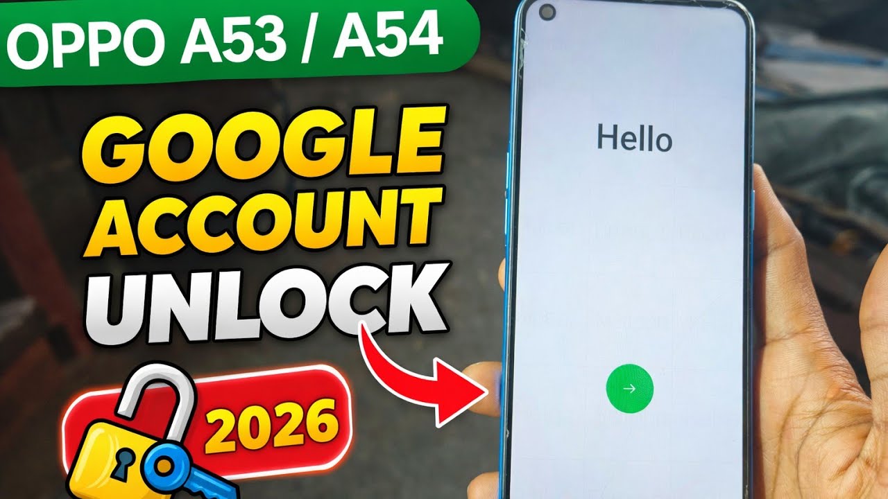 Oppo A53/A53s/A54 Frp Bypass without Pc 2026 ! Oppo Frp Bypass ! Oppo A53s Google account unlock