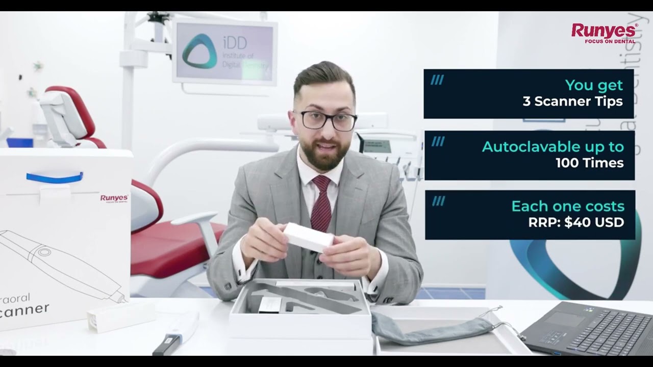 Unboxing Runyes 3DS V3 Intraoral Scanner by Dr. Ahmad Al-Hassiny🦷