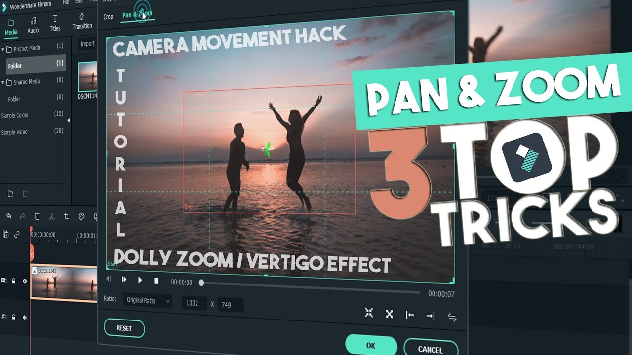 PAN & ZOOM 3 TOP TRICKS FILMORA [Cara mudah memahami fungsinya]