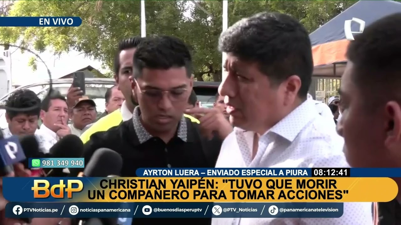 Christian Yaipén: “Tuvo que morir un compañero para que tomen acciones”