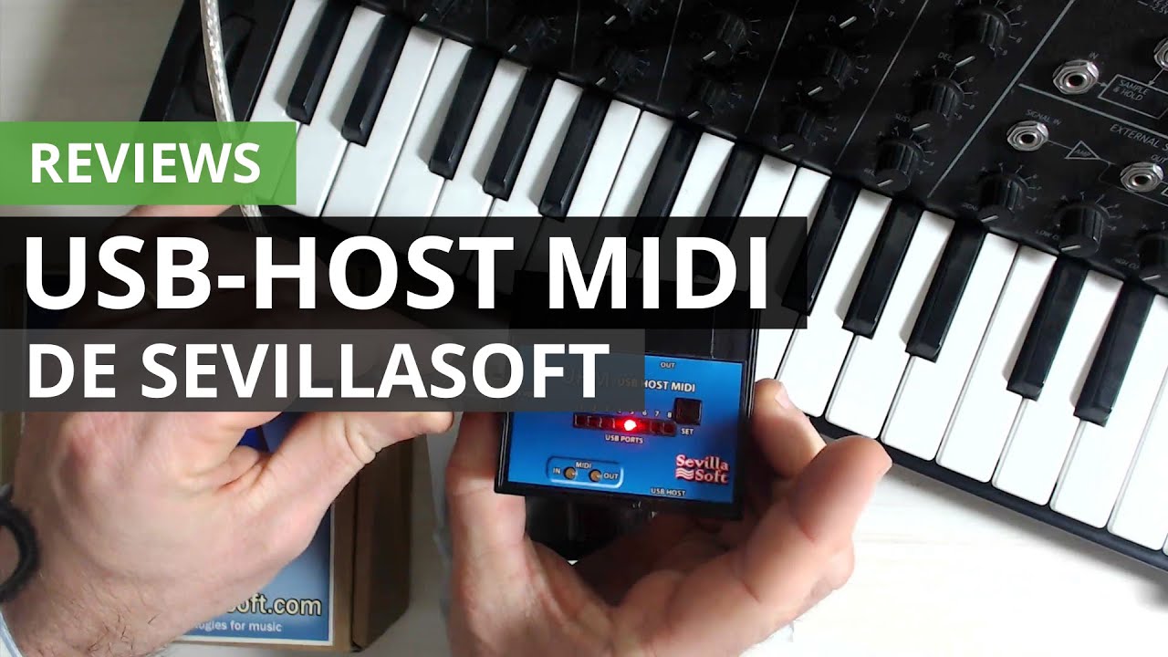Review de USB Host MIDI: conexiones MIDI DIN para equipos USB MIDI