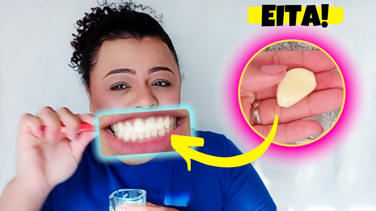 Branqueei os dentes com Alho 😁 | Lucianni Borges