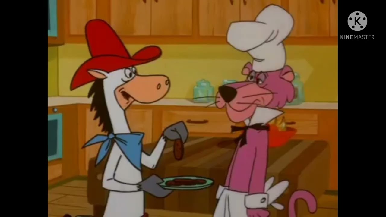Quick Draw & Snagglepuss Start Fighting At Switch Hat