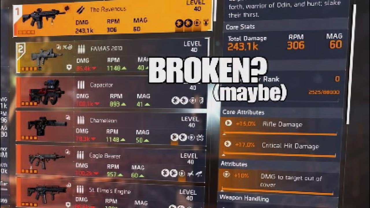 THIS BUILD IS AWESOME - The Division 2 dark zone PVP  - TU19