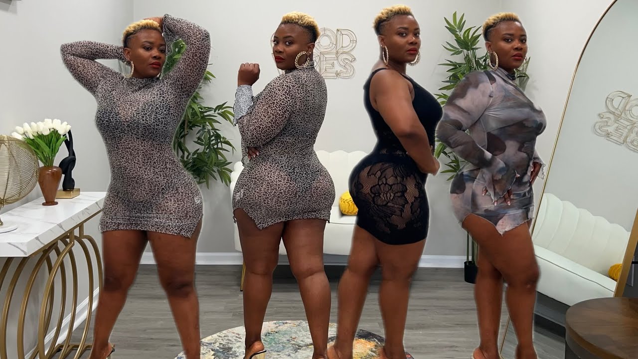 FLATTERING LITTLE  MINI DRESS TRY ON HAUL | PLUS SIZE FASHION | CURVY GIRL LOOK-BOOK💕
