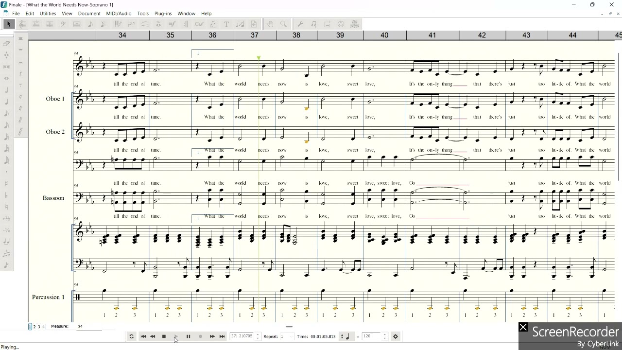 What the World Needs Now Soprano 1