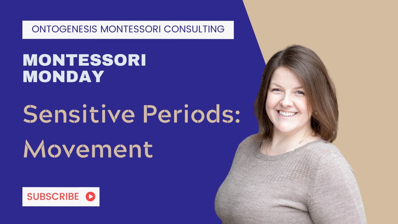 Montessori Monday--Sensitive periods: Movement
