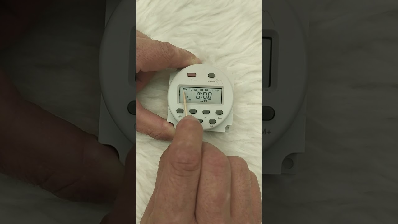Cn101a KAPI  icin zaman saati acılıs ve kapanış ayarı