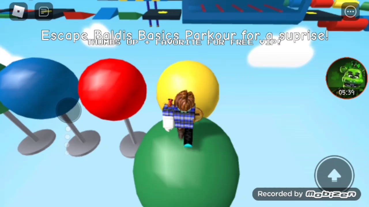 Roblox baldinin parkurunda eğkenceli anlar