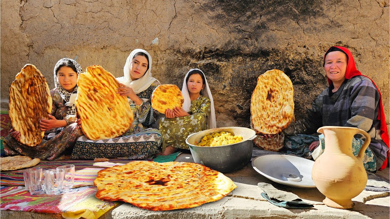 Cooking Mixed Vegetables the Afghan Way | Peaceful Day in Bamyan