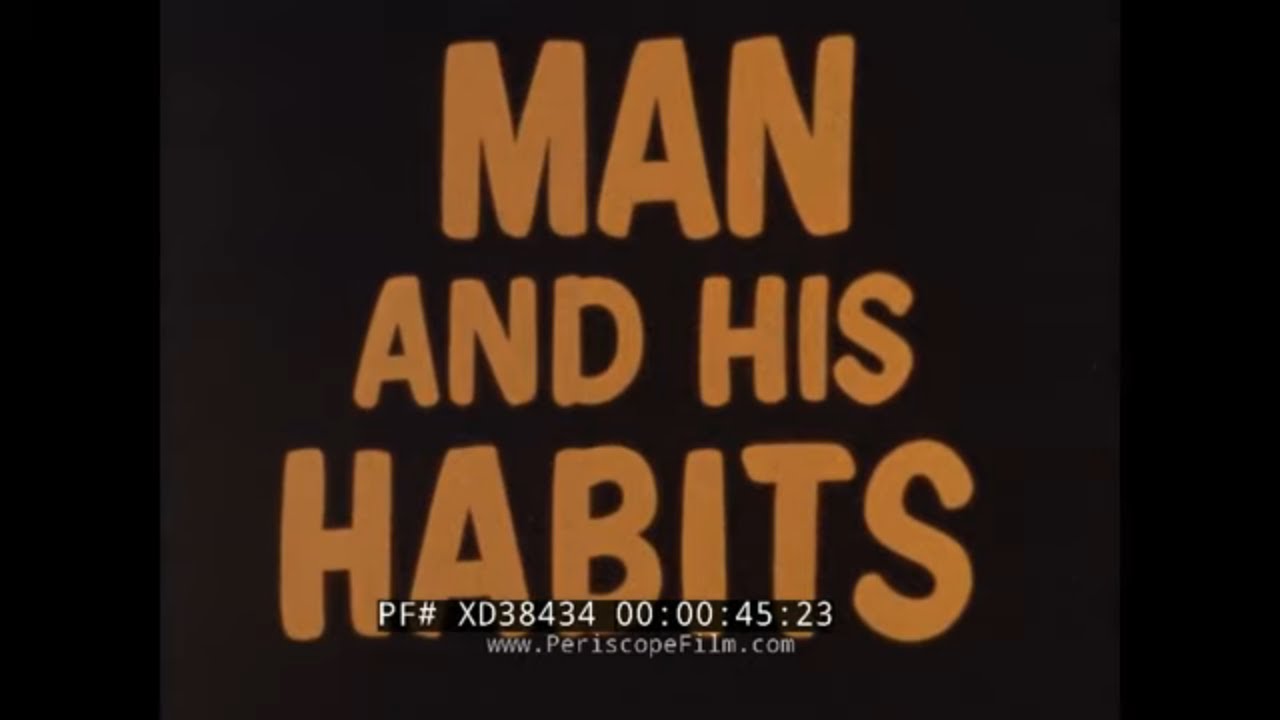 “ MAN AND HIS HABITS ” BUREAU OF MINES  MINE & MINERAL INDUSTRY WORKER SAFETY FILM XD38434