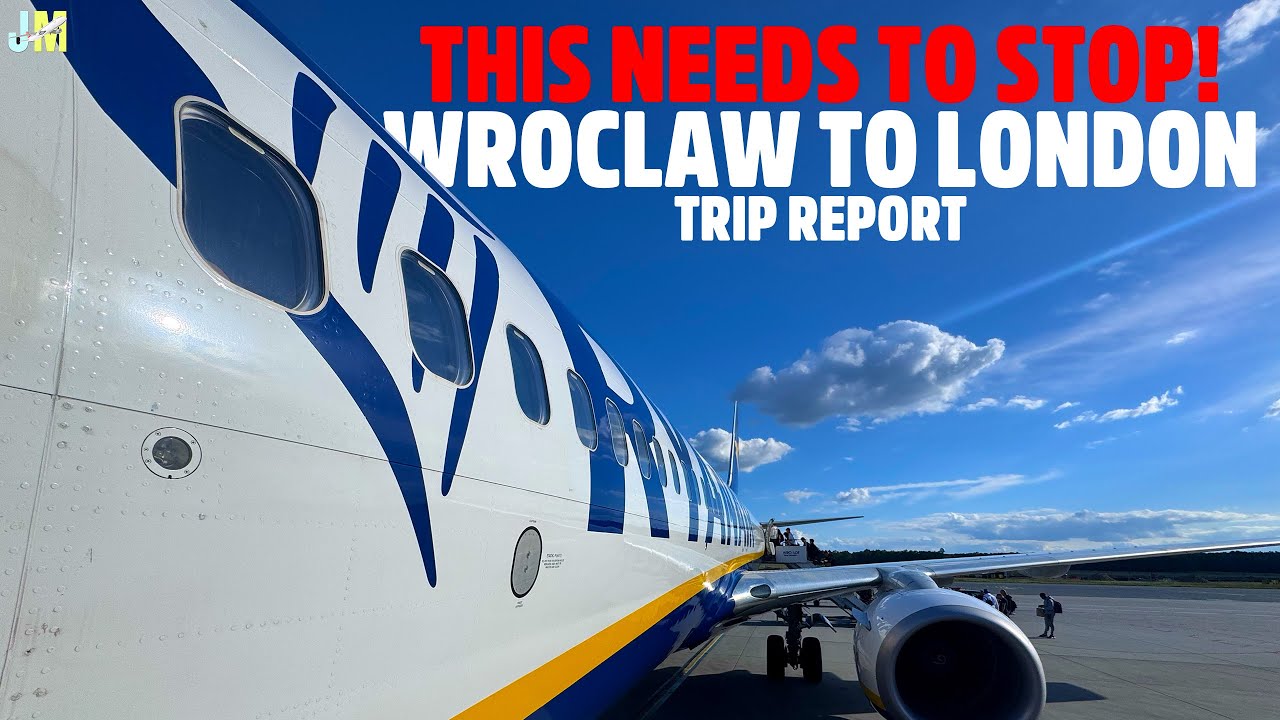 Ryanair CAN'T KEEP DOING THIS! Wroclaw to London TRIP REPORT!